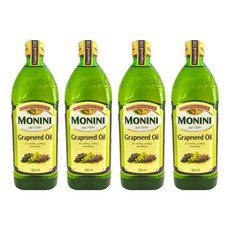 MONINI Oils 葡萄籽油, 500ml, 4個