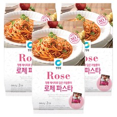 청정원 크림 로제파스타, 644.4g, 3개