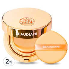 BEAUDIANI 網狀緊緻服貼 遮瑕力佳 氣墊粉餅 12g, 2號 遮瑕日常, 2個