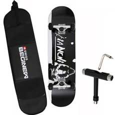 SWISS BEGINEW 滑板+包+修復工具套組, 黑色