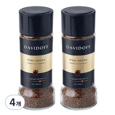 DAVIDOFF 即溶咖啡FINE AROMA, 100g, 4罐