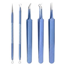 小麥購物 黑頭粉刺護理5件組 13 x 11.1 x 11.1cm, 1組, 藍色