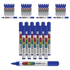 PENMAX 白板筆 209, 藍色, 60個