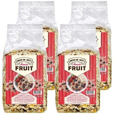 MEGA HARVEST 德國什錦水果穀片, 1kg, 4包