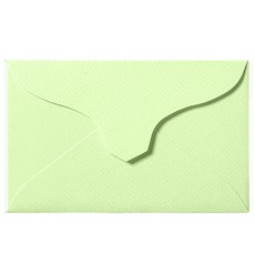 粉彩迷你名片信封, 綠色, 100個