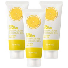 Farm stay 植物莊園 真實檸檬深層潔淨去角質凝膠, 100ml, 3個