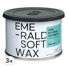 제이앤코 에메랄드 소프트 틴 왁스, 400g, 3개
