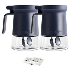 Gunfather 防潮調味罐組, 1套, 海軍藍調味罐 2p + 湯匙 4p + 除濕劑 2p