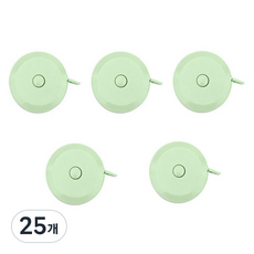 랩앤툴스 노드릭 원터치 줄자 그린, 25개, 150cm
