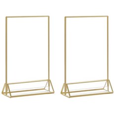 Ando透明雙面POP立牌 垂直, 2個