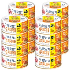 오뚜기 가벼운 참치 김치찌개용, 100g, 16개