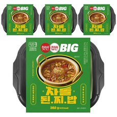 햇반 컵반 차돌 된찌밥, 382g, 4개