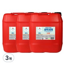 줌 베이직 베이킹소다 담은 액체세탁 세제, 20L, 3개