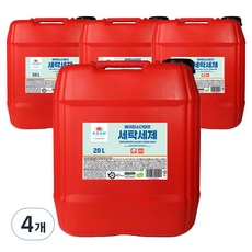 줌 베이직 베이킹소다 담은 액체세탁 세제, 20L, 4개