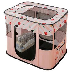方形摺疊寵物圍欄帳篷, 顏色隨機, 1個