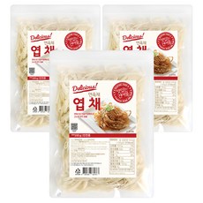 해맑은푸드 연육채 엽채, 500g, 3개