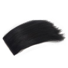 Hi-yuni 假髮片 8*10cm, 自然黑, 1入