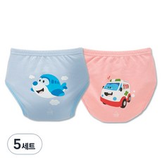 agazzang Friendly 6層如廁訓練褲, 飛機, 救護車, 5套