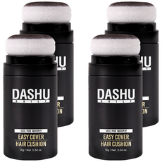 다슈 데일리 이지 커버 헤어쿠션 흑채 16g, 내츄럴브라운, 4개