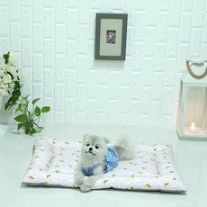 Dookypet 寵物涼感人造絲涼墊, 駱馬粉