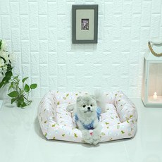 Dugipet 寵物涼感人造絲坐墊, 駱馬粉