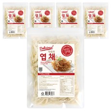 해맑은푸드 연육채 엽채, 500g, 5개