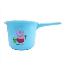 台灣製寶寶洗髮杯-佩佩豬 700ml 安全無毒材質 可愛造型, 粉, 1入