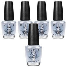 오피아이 탑코트, 투명, 15ml, 5개