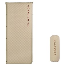 CARDIUM 自動充氣睡墊 + 收納袋 + 修補貼片套組, 米色