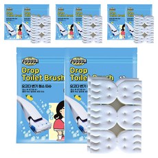 요고다 변기 청소 클리너 일회용 리필 브러쉬 12p, 8개, 혼합색상