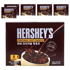 HERSHEY'S 好時 熱巧克力沖泡粉, 30g, 8包, 6盒