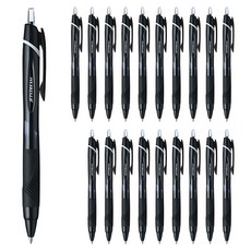 Uni Jetstream 油性圓珠筆 0.7mm SXN-150-07, 黑色, 20個