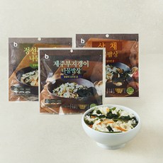 유명 나물밥상 13g x 3종 + 간장소스 3개 세트, 129g, 1세트