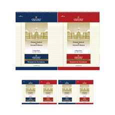 OXFORD PP黃色內頁可撕式彈簧上翻式筆記本 120頁 大容量筆記本 6種組 A5, 隨機發貨, 1套