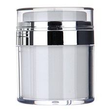 白色氣密真空乳霜罐 50g, 單一顏色, 1個