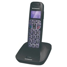 wonder 旺德電通 DECT數位無線電話 WT-D05, 大字鍵, 大鈴聲, 螢幕&字鍵背光功能, 座機呼叫鍵