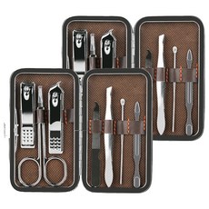 홈즈픽 손톱깎이 7종 세트, 2세트, 실버