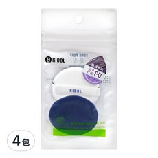 KIDOL 韓國原裝氣墊粉底海綿 BLUE 質感細膩柔軟 2入, 4包