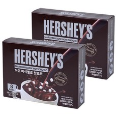 HERSHEY'S 好時 棉花糖熱可可沖泡粉, 30g, 8包, 2盒