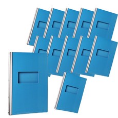 Heemang A4 進度政府文件夾 HE5277, 12個, 藍色