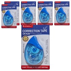 DADA Changli Water 修正帶套裝 12M, 顏色隨機, 6個