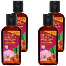 DESERT ESSENCE 辣木荷荷芭&玫瑰果精華油, 60ml, 4瓶