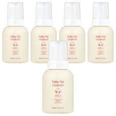 AVCA 孩童溫和臀部清潔慕斯 無香, 300ml, 5瓶