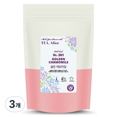티엘리스 골든 캐모마일, 3개, 50개입, 1g