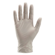 TIS 多用途丁腈手套, 白色, 中(M), 100個