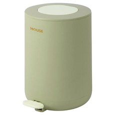 HOUSE 好室喵 同心圓緩降踏式垃圾桶 11L, 29 x 25 x 35cm, 顏色隨機