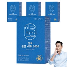 AG HEALTH 安國MSM 2000補充錠 66g, 60顆, 4盒