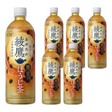 綾鷹 黑豆焙茶, 650ml, 6個