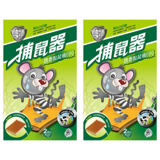 神捕 誘香黏鼠板 (小)乳酪香 Set, 2組, 2個