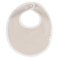 孩童3層棉紗布圍兜, 燕麥色, 1件, 1件